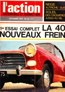 Couverture Action Peugeot 404