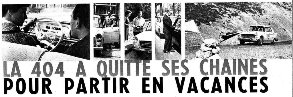 Peugeot 404 vacances