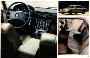 Mercedes 280 sel w116 interieur