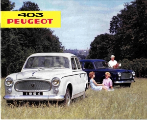 Brochure Peugeot 403