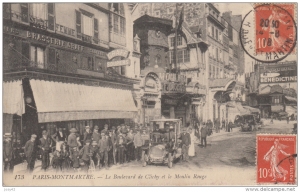 Le moulin rouge au debut du siecle