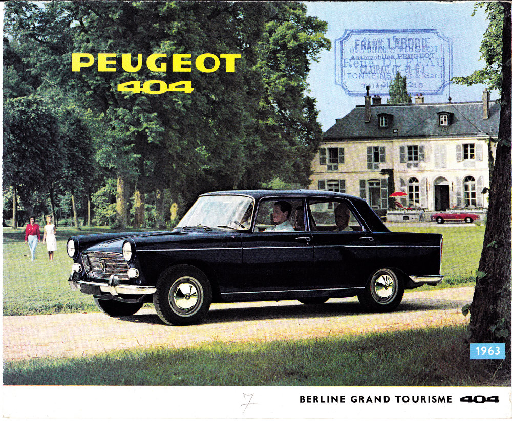 Brochure Peugeot 404 p1