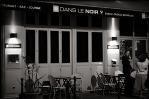 restaurant dans le noir