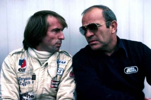 Guy Ligier avec Jacques Laffite