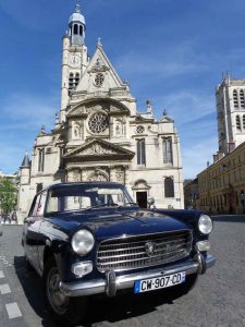 Eglise Saint Etienne du Mont Peugeot 404