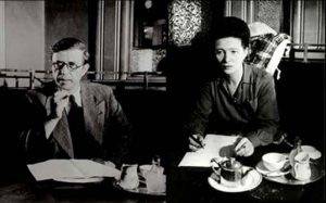 Simone de Beauvoir Sartre Cafe de Flore