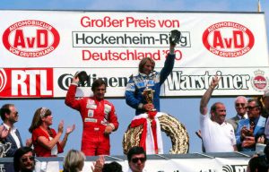 Laffite podium Allemagne 1980
