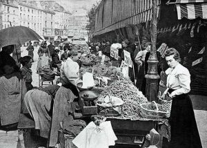 Marche rue Mouffetard 1896