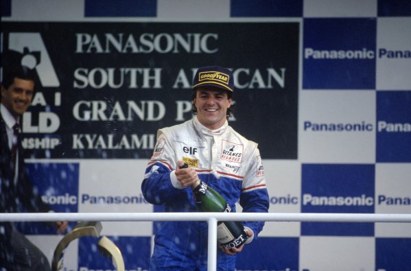 Mark Blundell podium Kyalami 1993