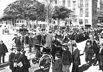 Depart du Paris-Bordeaux-Paris 1895