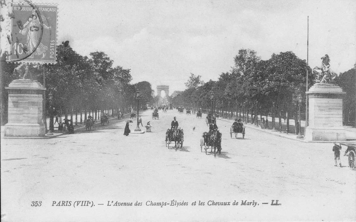 Champs elysees paris
