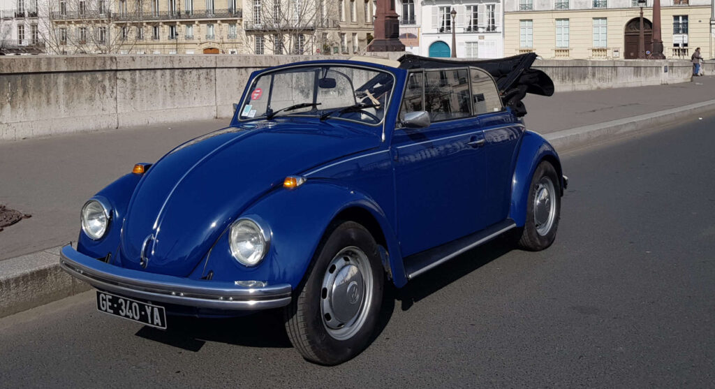 Coccinelle cabriolet visiter paris