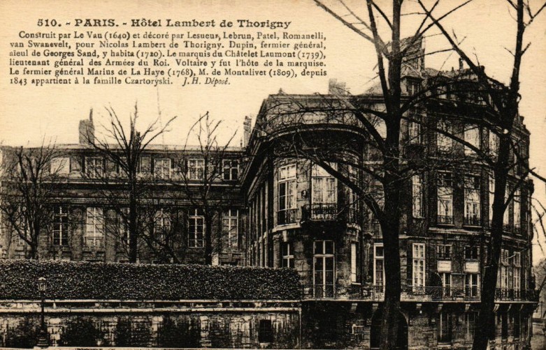hotel lambert paris
