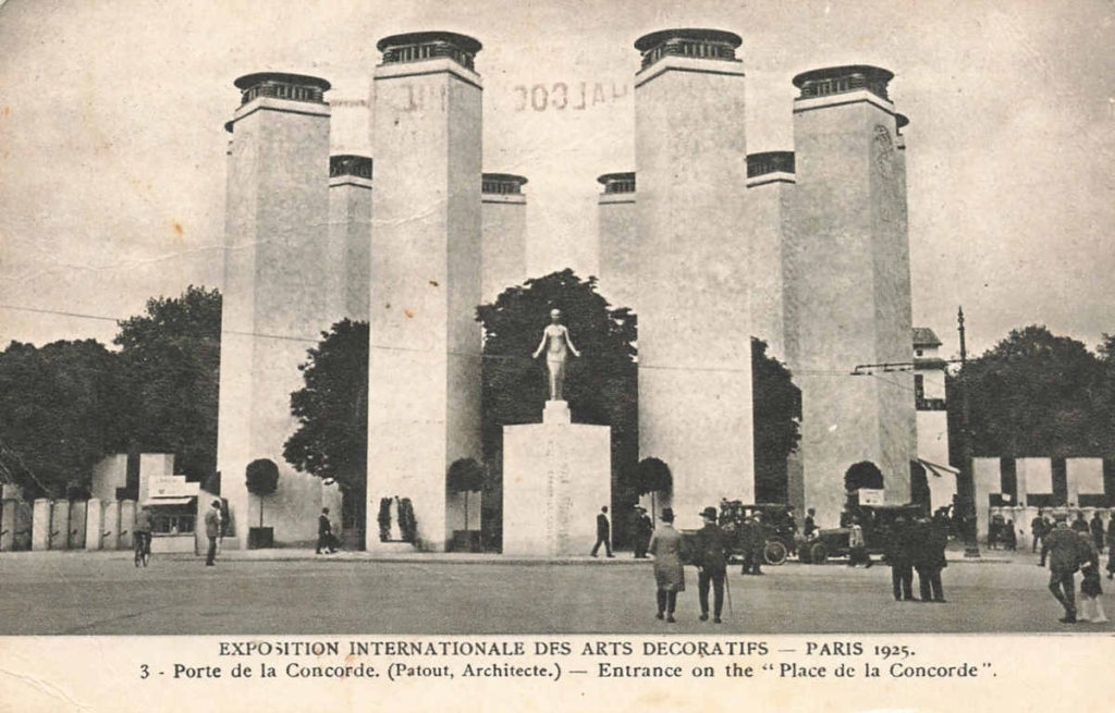 Place de la concorde 1925 art deco