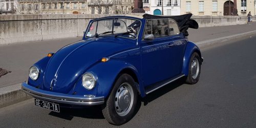 Coccinelle cabriolet visiter paris